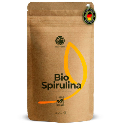 Bio Spirulina Pulver 1000g (4x250g Bundle)