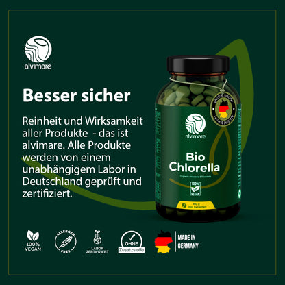 Bio Chlorella Tabletten 320 Stück (160g)